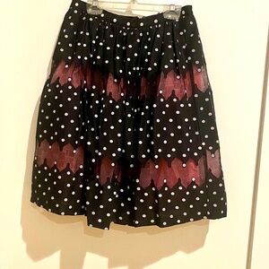 Tracy Reese Polka Dot Classic Full Skirt - New